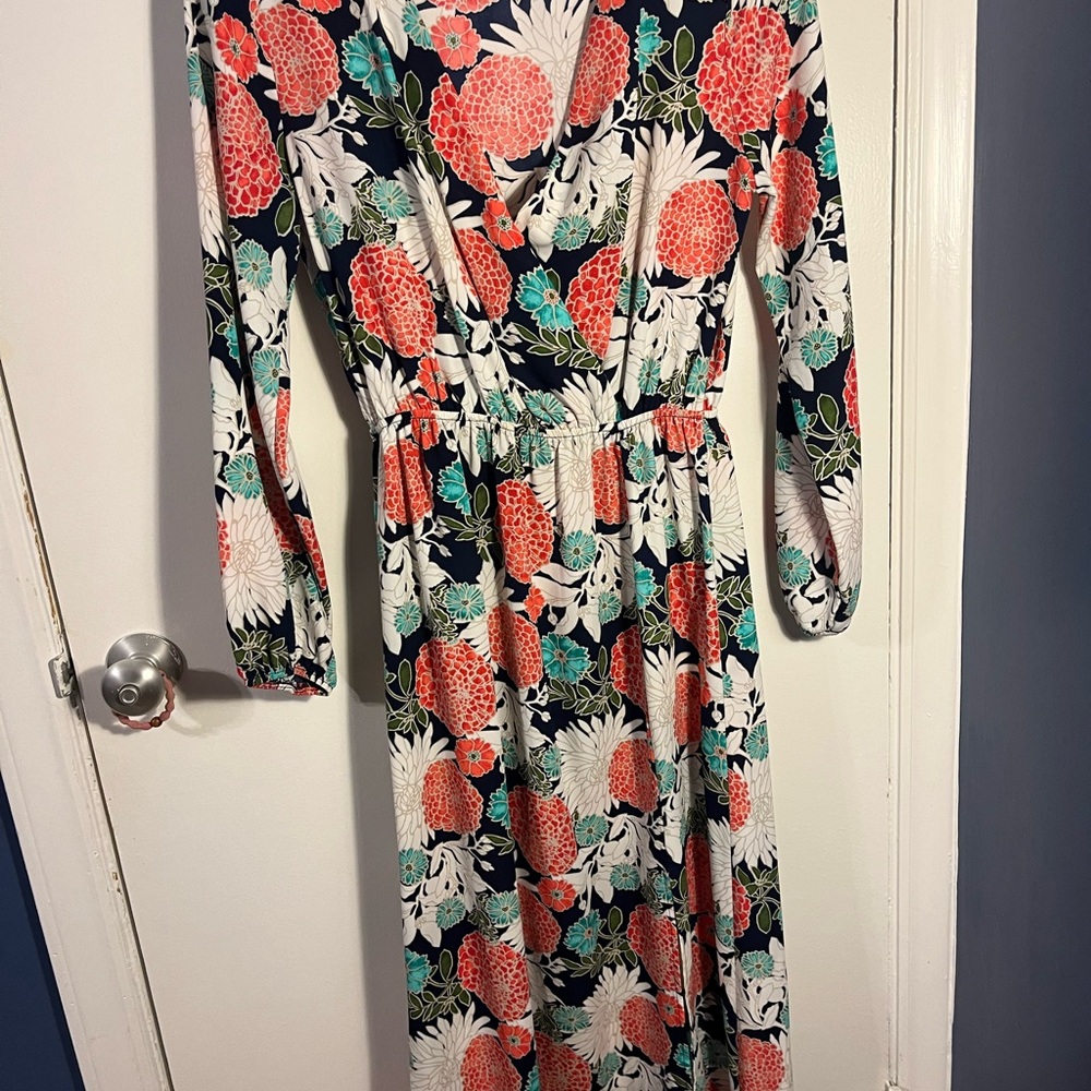 Dee Elle Vibrant Floral Maxi Dress size medium